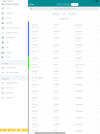 Oman Airports screenshot