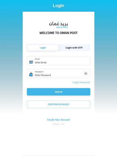 Oman Post screenshot