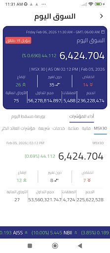 Oman Stocks screenshot